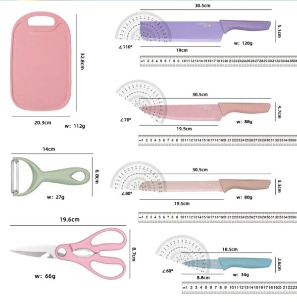 Cuchillo pastel de imán con tabla - Imagen 2